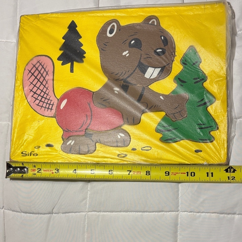 Vintage Sifo Happy Beaver 7 Piece Puzzle - Picture 6 of 7